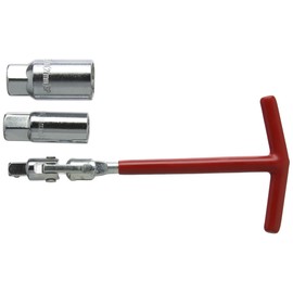 NEILSEN CT3063 Spark Plug Socket Wrench Set, Red