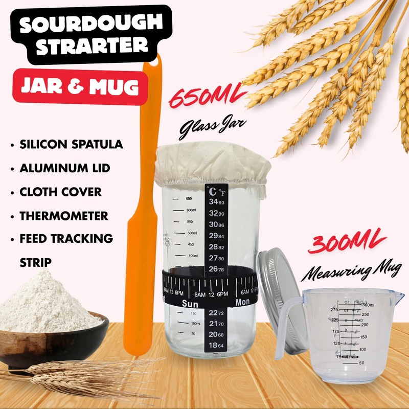 36 PCS Sourdough Starter Kit, Sour Dough Starter Kits, Bread
