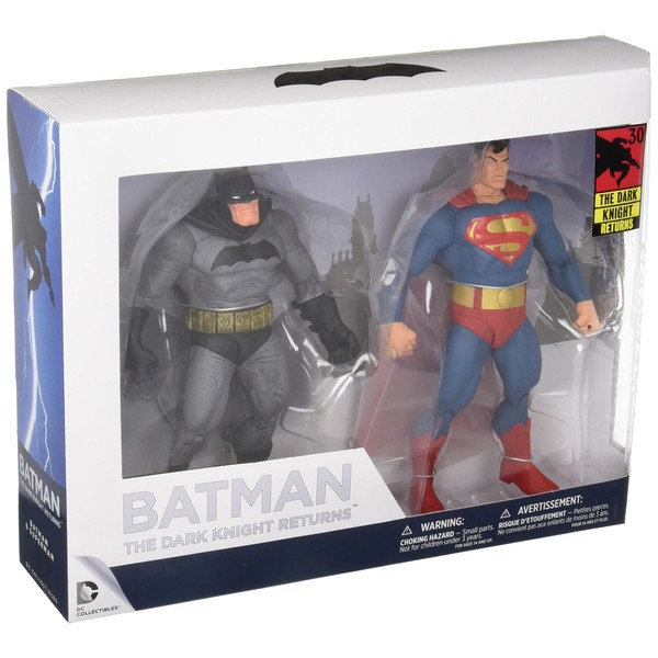 DC Collectibles The Dark Knight Returns: 30th Anniversary Superman & Batman Action Figure (2 Pack)