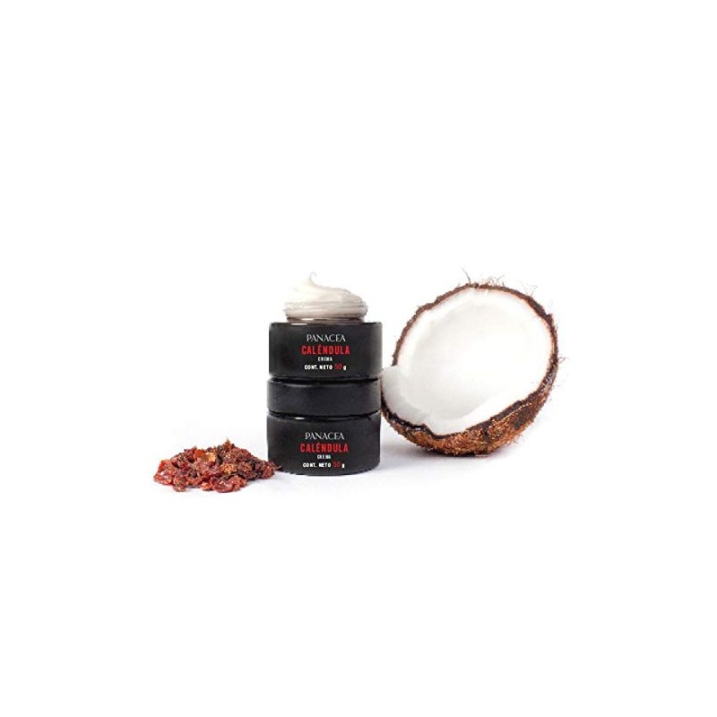 PANACEA - Crema facial de CALÉNDULA. Hidratante. Contiene caléndula, sábila