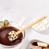 Jayomoli Silicone Kitchen Spatula Set, Wooden Handle Spatula Set for