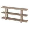 Henn&Hart Acosta Console Table, 64" Wide,Grey