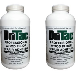 Dritac 32 Fl Oz. Professional Wood Floor Repair Adhesive 2 Pack