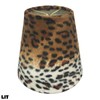 Royal Designs 5" Black & Brown Small Leopard Print Chandelier