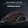 Gaming-Maus, Tragbare Ergonomische Kabelgebundene Maus mit USB-Kabel, 4 Farben Hintergrundbeleuchtung