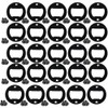 50 Set Black Bottle Opener Insert,Stainless Steel Round DIY Bottle