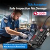 TSA Approved Cable Luggage Locks, 6 Pack, Easy Read Dials
