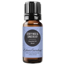 Stuffy Nose & Sinus Relief Essential Oil Blend- Best For Relieving Pressure & Clearing Nasal Passages - Bottle Size: 30 ml