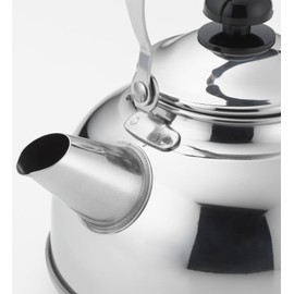 Yoshikawa SJ3555 Electric Kettle, Made in Japan, IH and Gas Stove Compatible, 1.5L, Easy to Pour, Compact Kettle