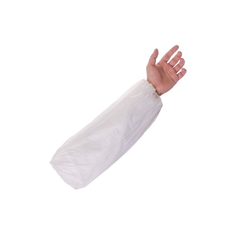 Oversleeves, PE, White, Pack of 100