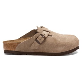Birkenstock Unisex Boston Soft Footbed, Taupe Suede, 46 N EU