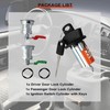 Eterpace Door Lock Cylinder & Ignition Switch Cylinder, Compatible with