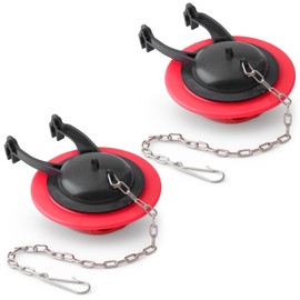 ALLCSM THU500S Toilet Flapper Compatible with TOTO Toilets 3 Inch Flush Valve Seal Replacement Red Adjustable Flapper for CST400 Series, Replaces THU138S THU175S THU331S THU275S THU369S, 2 Pack