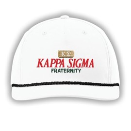 New! Kappa Sig White Richardson Rope Hat