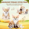 HyDren 5 Pcs Woodland Animals Plush Toys Set 13.4 Inch