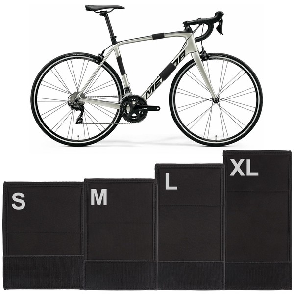 S/M/L/XL Bicycle Frame Protector Set, 4 Pieces Bicycle Frame Protector