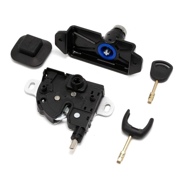 Hoypeyfiy 6C1A-16D748-AB Bonnet Lock Latch Kit with Base and 2