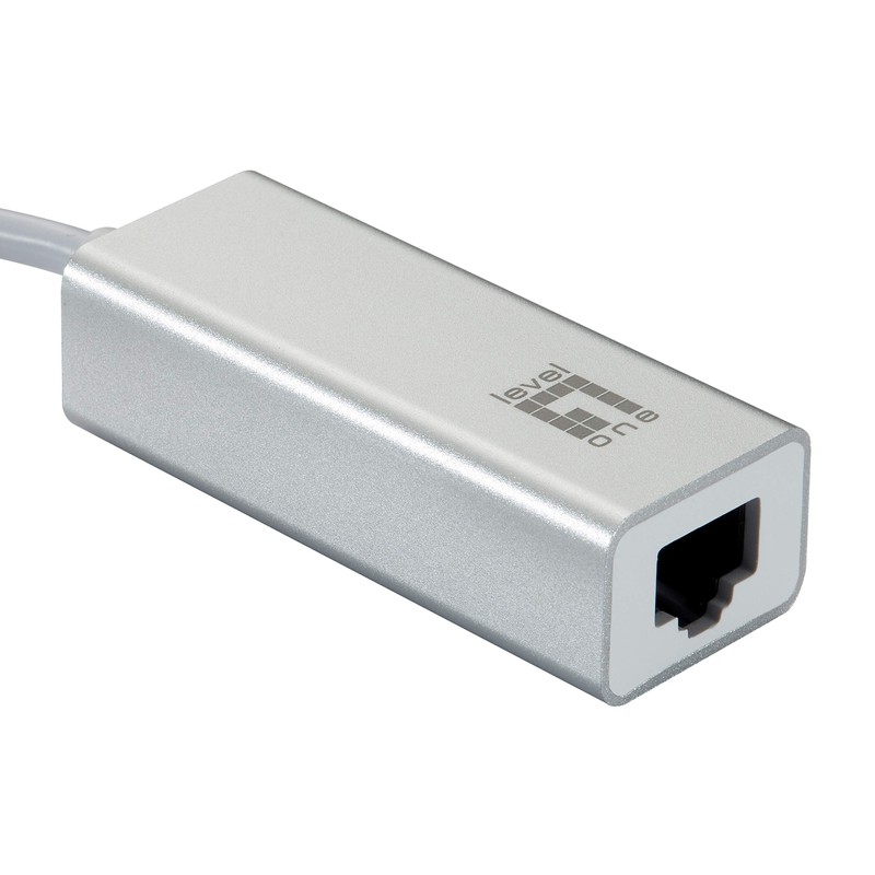 LevelOne USB-0402 Gigabit USB-C Network Adapter USB-C -> RJ45 10/100/1000