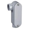 CANTEX Conduit Outlet Body, PVC, LR