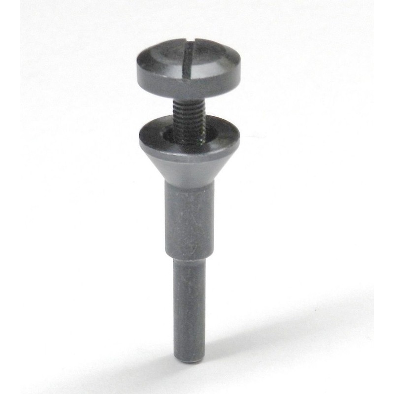 Wheel Adapter 1/4” Shank Screw Lock Bell Head Mandrel 3/8"-1/2"