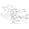 Rexka 20 Sets Wheel Fender Flare Clips Kit for Toyota