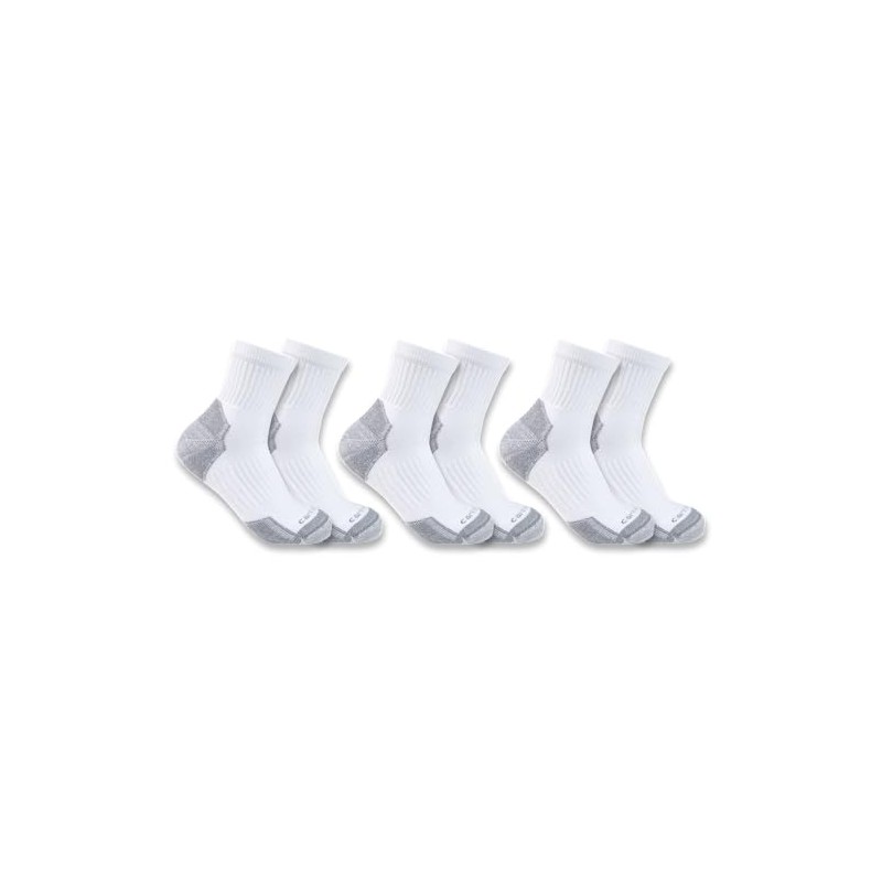 Carhartt Midweight Cotton Blend Quarter Sock 3 Pack Calcetines Hombre