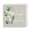 Second Ave Special Couple Anniversary Flower Square Card Partner Anniversary