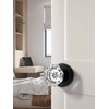 SORWDUERM - Pomos para puerta de chupete de color negro