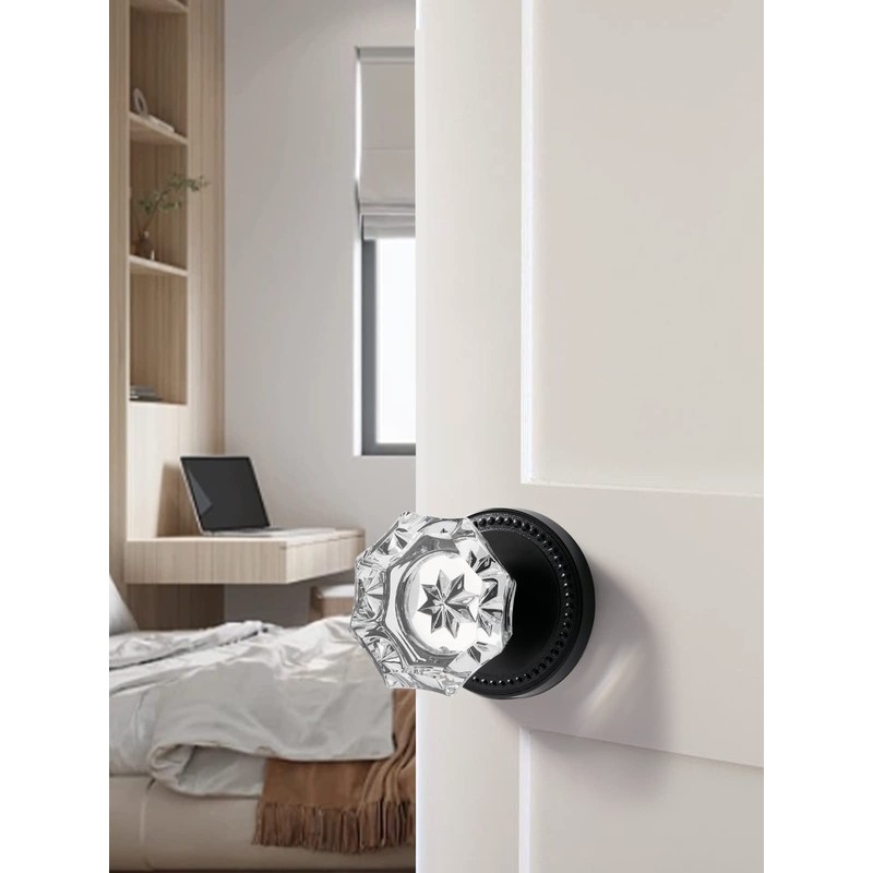 SORWDUERM - Pomos para puerta de chupete de color negro