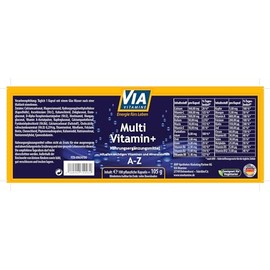Multivitamin + Mineral A-Z, All Important Vitamins and Minerals, High Dose, Made in Germany, Highest Quality, 100 Vegan Capsules