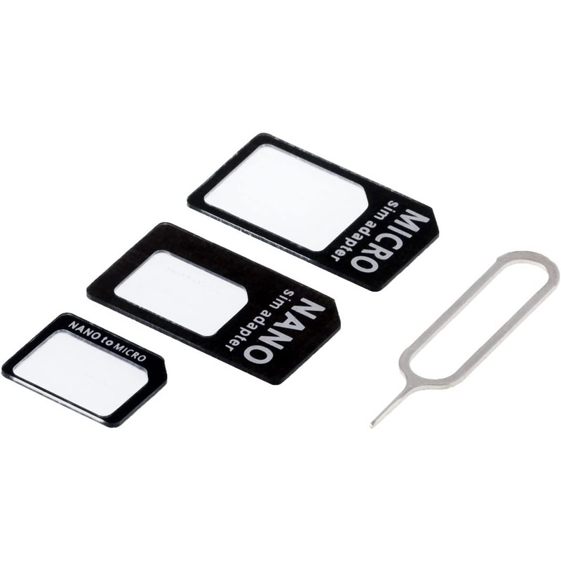 3 in 1 Set Nano SIM Card Adapter Nano to