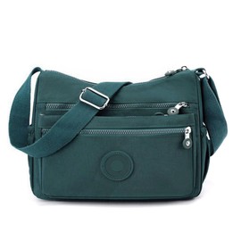 GFM® Women's Waterproof Nylon Cross Body Shoulder Bag (NCB-27) (S1-Teal Green) (NCB-3747-GHTLHR)