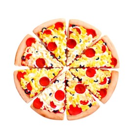 ½ Dz. Pizza Slice Cookies! Late Night Snack! Birthday Themed, Bridal Shower Party Favors or Baby Gift!