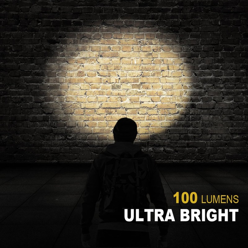 LHOTSE Ultra Bright Mini Hands Free LED Clip on Cap