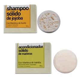 Verseth - Kit Shampoo + acondicionador en barra, anticaída y fortalecimiento