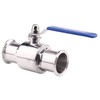 DERNORD 2 inch Tri-Clamp Clover Ball Valve Stainless Steel 304,PTFE