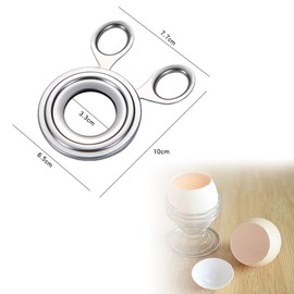 Egg Topper Cutter, Stainless Steel Egg Scissor, Egg Opener, Egg Shell Scissors, Kitchen Craft Egg Topper Made of Stainless Steel, Gourmet Egg Topper, Egg Opener for Supply of Kitchen Tools