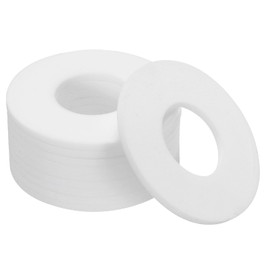 PATIKIL Flat Washers, 10 Pcs 58mm OD 25mm ID 3mm Thickness DN20 PTFE Seal Washers Flange Gasket Sealing Gasket for Faucet Pipe Water Hose
