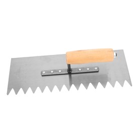TEHAUX Concrete Trowel Scraper Tool Heavy Duty Cement Trowel with Curved Handle Versatile for Oil Putty and Masonry Work Tool for Professionals