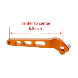 Power James Orange Aluminum Clutch Shift Lever Shifter for Harley Davidson 09-17 Dyna, 18-24 FLDE, FLFB, FLSL, FLSB, FXBRS