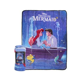 Northwest The Little Mermaid Moonlight Micro Raschel Comfy Throw Blanket Standard
