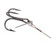 Portable Fishing Steel Wire Fishing Rigs with Treble Fish Hooks