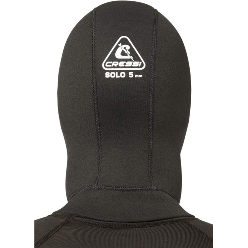 Cressi Solo Hood 5mm Neoprene Hood Medium Black