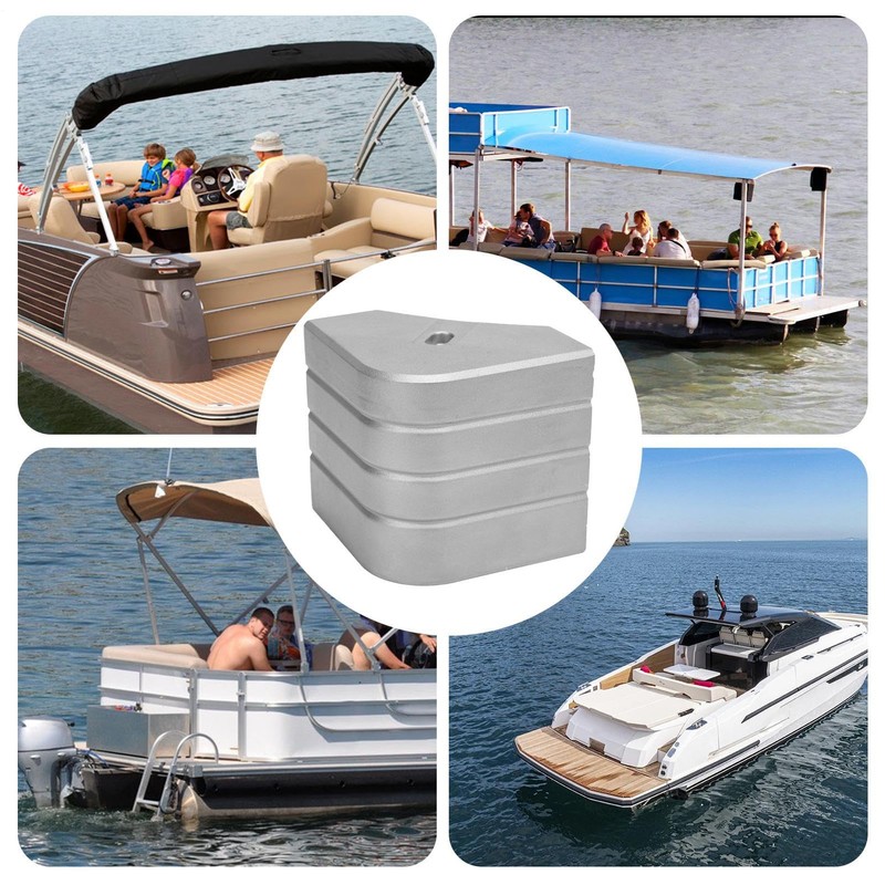 Pontoon Corner Caps,Aluminum Replacement Corner Caps | Dock Guards for