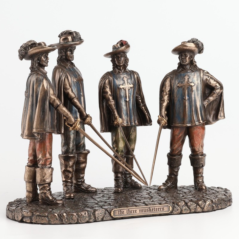 Veronese Design 7 7/8 Inch The Musketeers and D'artagnan All