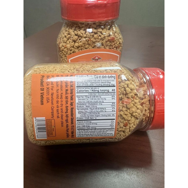 Muoi Tom Roasted Shrimp Salt Chili Powder - Muoi Tom