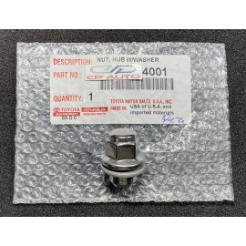 Lexus 12 - 16 LEXUS RX450H CHROME ALLOY WHEEL LUG NUT WITH WASHER QTY 1 OEM NEW