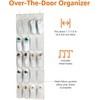 Generic Asatte 20 Large Pocket Over-the-Door Hanging Shoe Organizer, Grayish