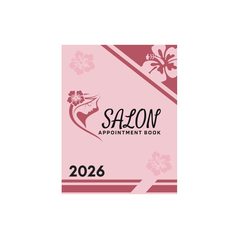 2026 Salon Appointment Book: Weekly and Daily Dated Planner from