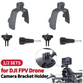 DJI FPV 드론용 1 2세트 카메라 확장 브래킷 홀더 GoPro 교체 부품용 상단 DJI FPV Drone 1 2 Set Camera Expansion Bracket Holder Top Replacement Part for GoPro